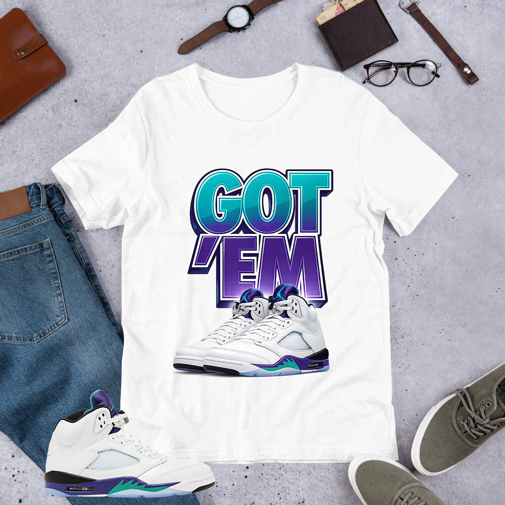 Got 'Em Sneaker Shirt - Matching Air Jordan 5 Retro 'Grape' 2025