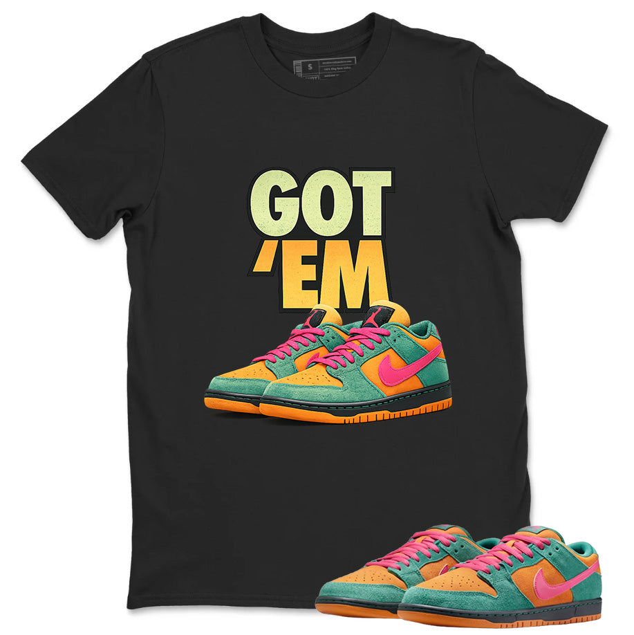 Got Em Sneaker Graphic Tee, Shirt to Match SB Dunk Green Noise, SB Dunk Green Noise Watermelon Unisex Shirt