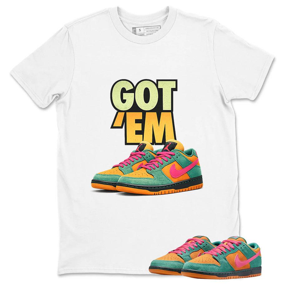 Got Em Sneaker Graphic Tee, Shirt to Match SB Dunk Green Noise, SB Dunk Green Noise Watermelon Unisex Shirt