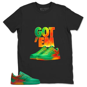 Got' Em Sneaker Shirt - Match Air Force 1 Stadium Green Crimson