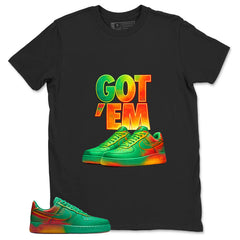 Got' Em Sneaker Shirt - Match Air Force 1 Stadium Green Crimson