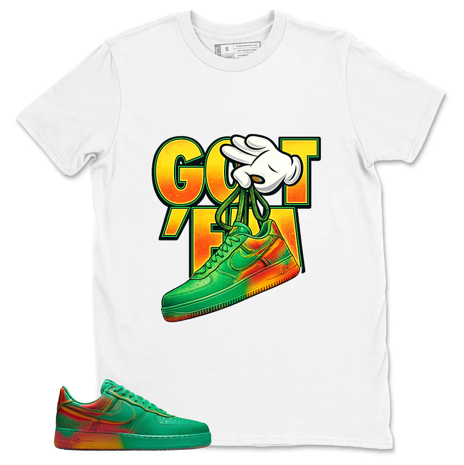 Got 'Em Sneaker Shirt - Match Air Force 1 Stadium Green Crimson