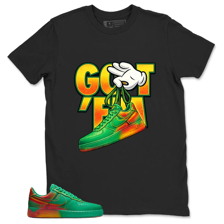 Got 'Em Sneaker Shirt - Match Air Force 1 Stadium Green Crimson