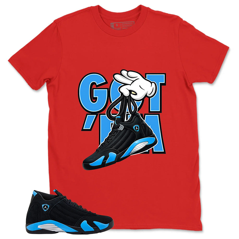 Got 'Em Sneaker Shirt - Match Air Jordan 14 Black University Blue 2026