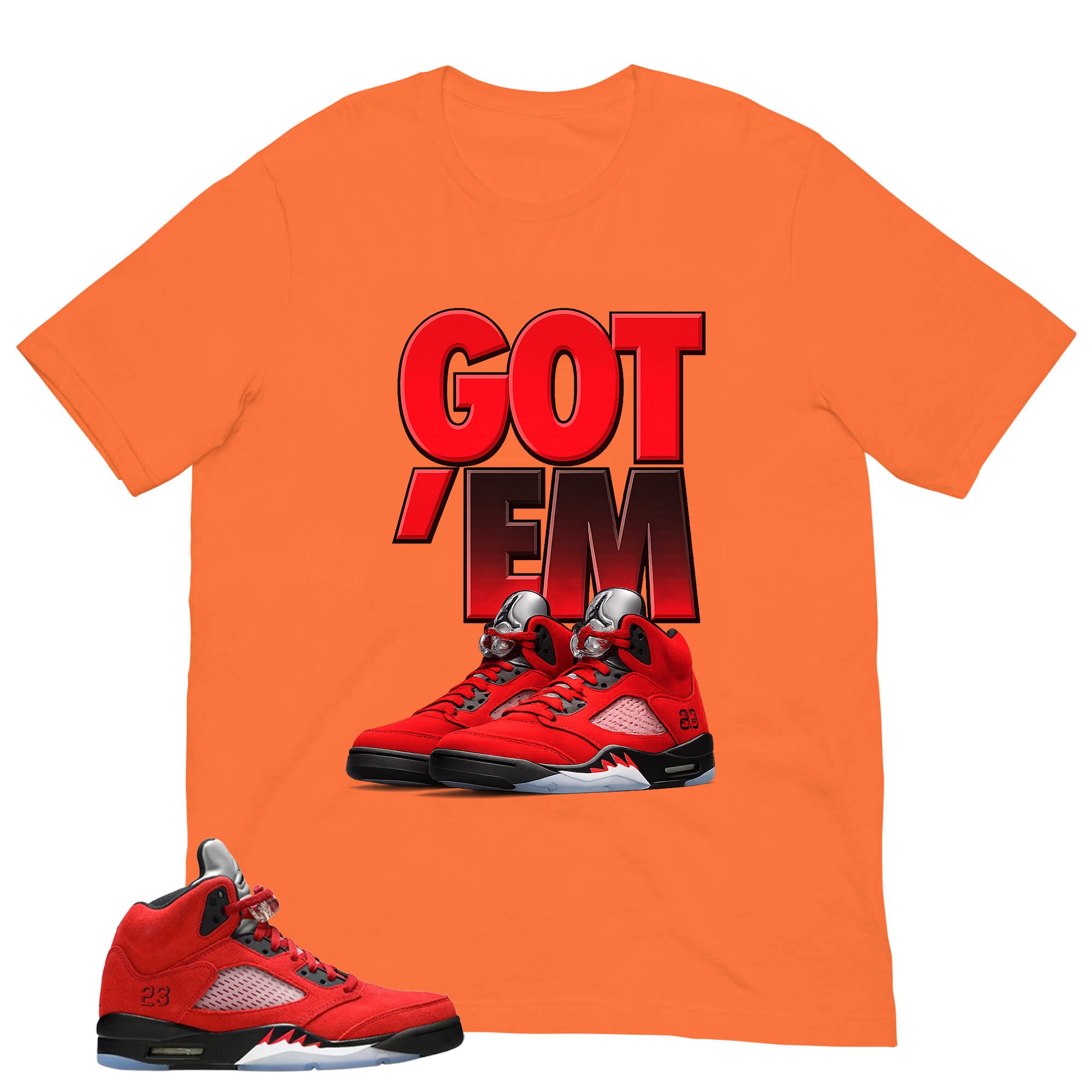 Graphic Tee Got 'Em Sneaker Shirt Match 5s Raging Bull