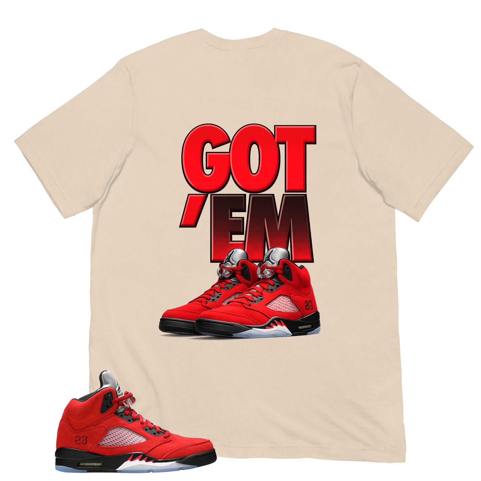 Graphic Tee Got 'Em Sneaker Shirt Match 5s Raging Bull