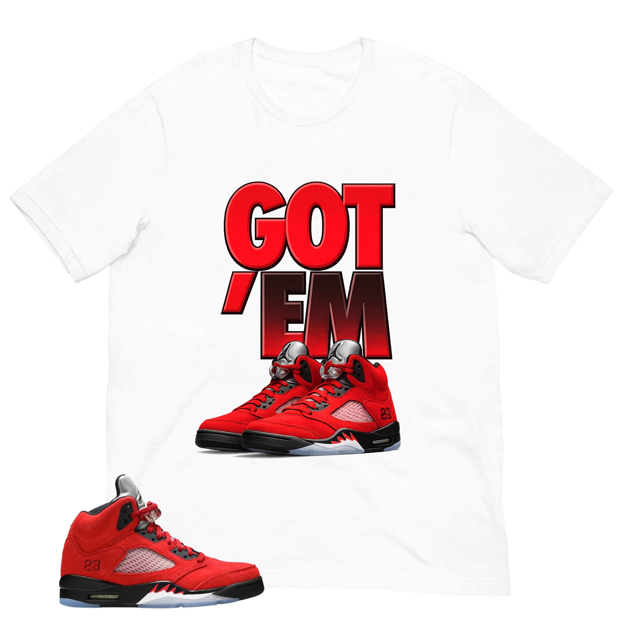 Graphic Tee Got 'Em Sneaker Shirt Match 5s Raging Bull