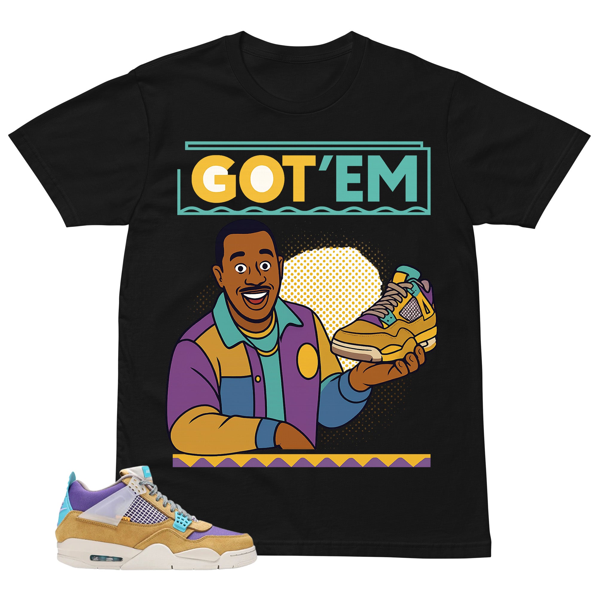 Got 'Em Sneaker Shirt - Match Union LA x Air Jordan 4 Desert Moss