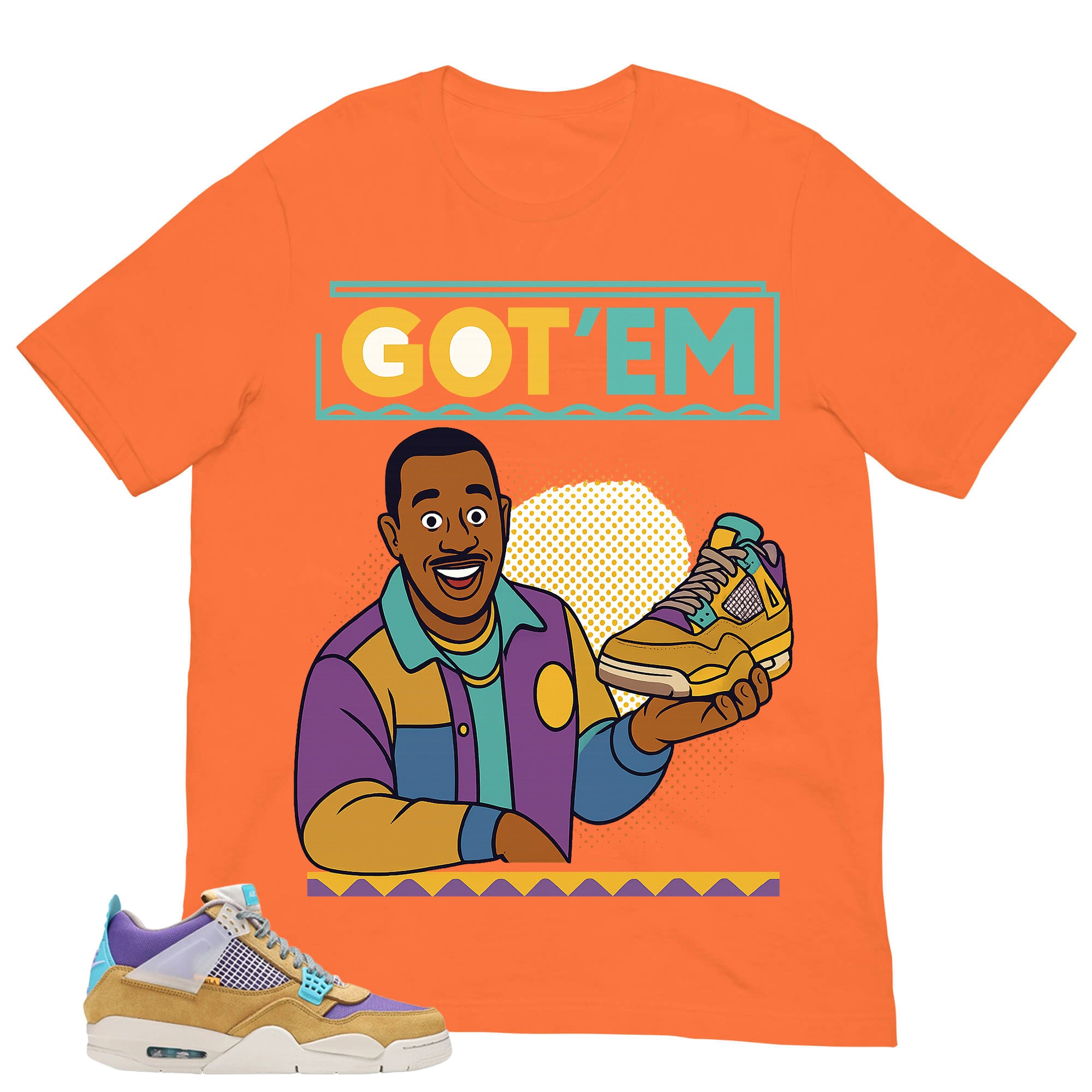 Got 'Em Sneaker Shirt - Match Union LA x Air Jordan 4 Desert Moss