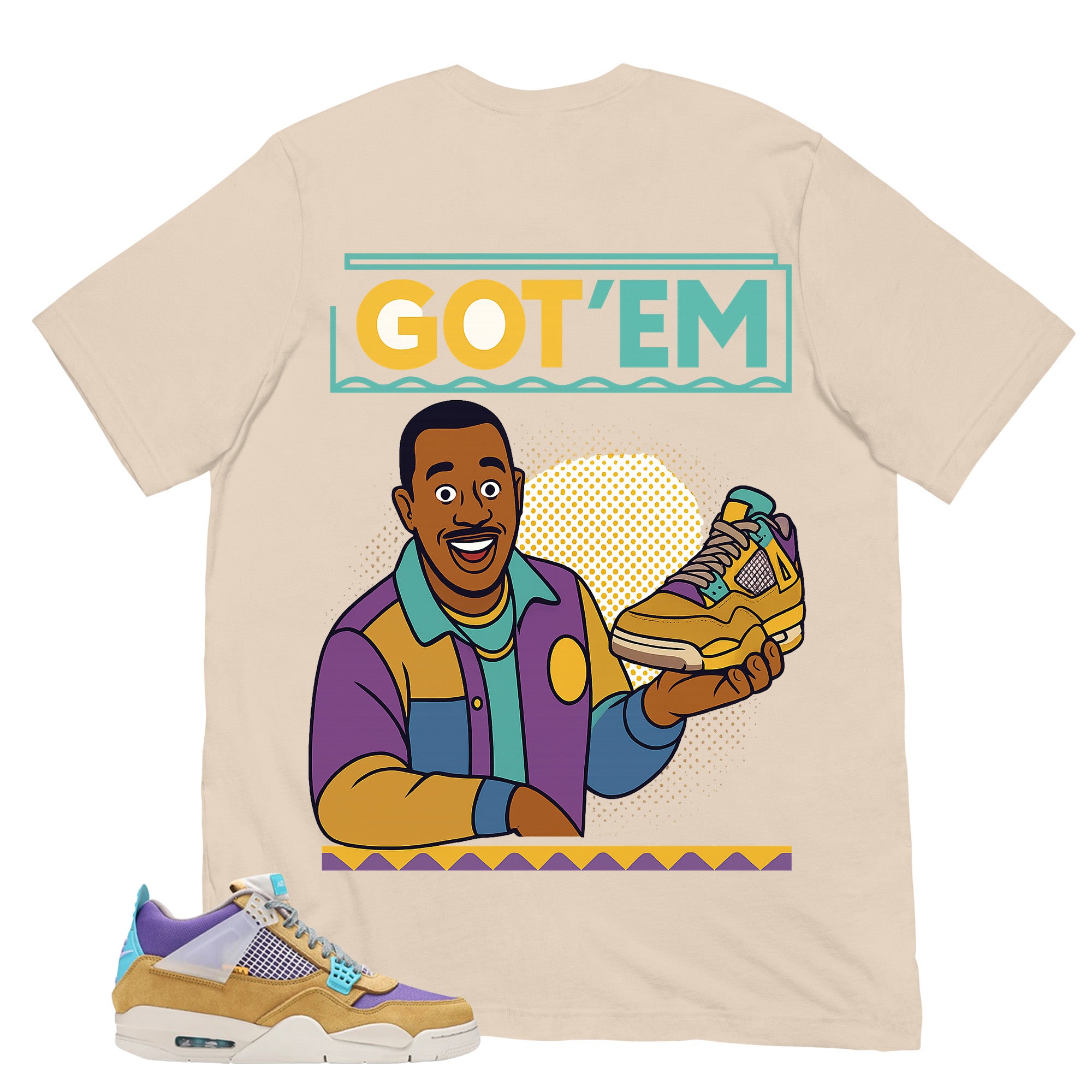 Got 'Em Sneaker Shirt - Match Union LA x Air Jordan 4 Desert Moss