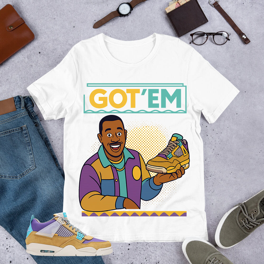 Got 'Em Sneaker Shirt - Match Union LA x Air Jordan 4 Desert Moss