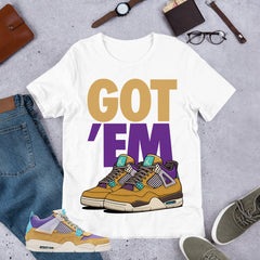 Got 'Em Sneaker Shirt - Match Union LA x Air Jordan 4 Desert Moss