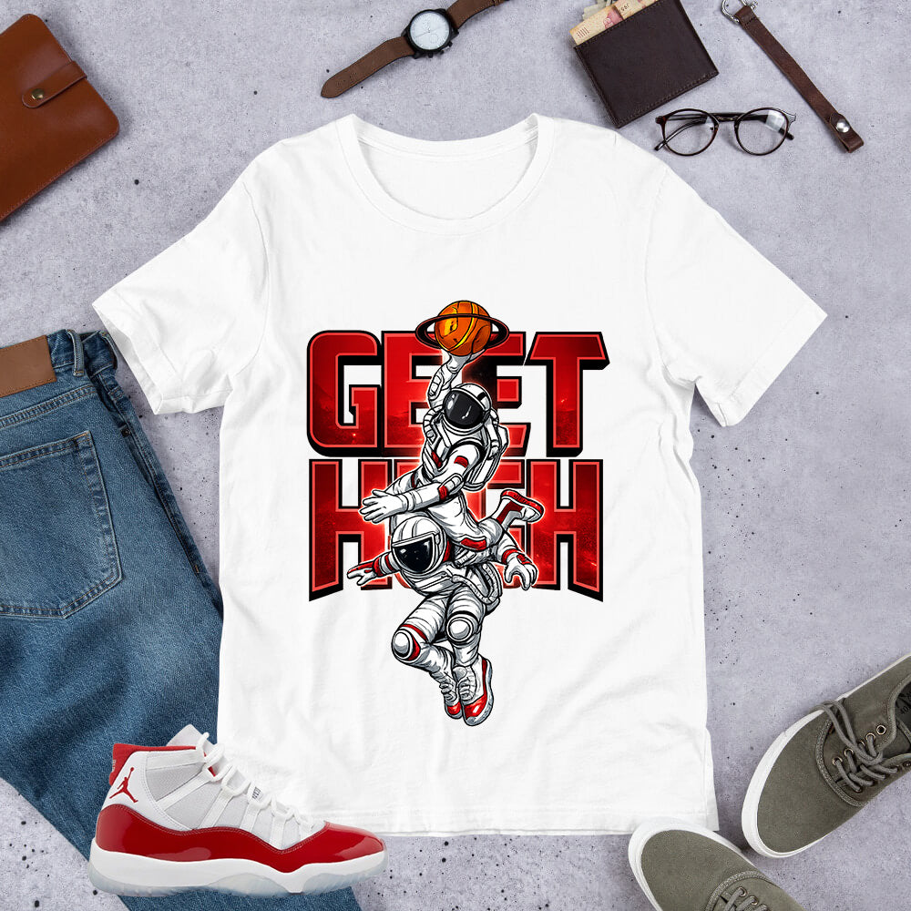 Get High Shirt - Matching Air Jordan 11 Retro 'Cherry'