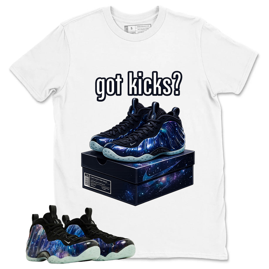 Got Kicks Graphic Tee, Shirt to Match Air Foamposite One Galaxy, Air Foamposite Unisex Black Shirt