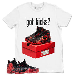 Got Kicks Graphic Tee, Shirt to Match Air Foamposite Stranger Things, Air Foamposite Unisex Blue Shirt