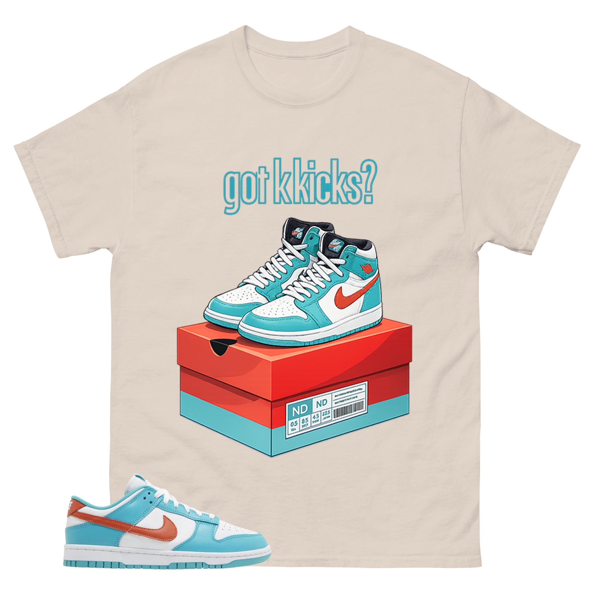 Got Kicks Shirt - Match White Dunk Low Miami Dolphins