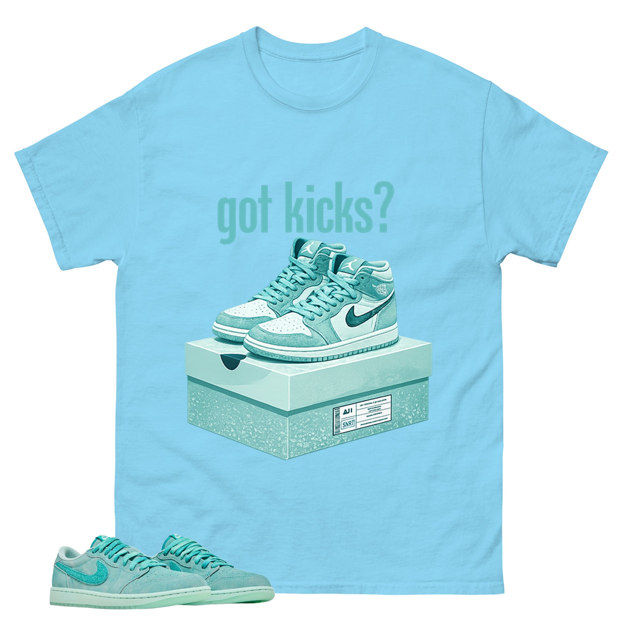 Got Kicks Shirt - Match Womens Air Jordan 1 Washed Teal