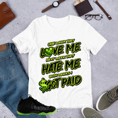 Got Paid Shirt - Match Air Foamposite One Black Volt