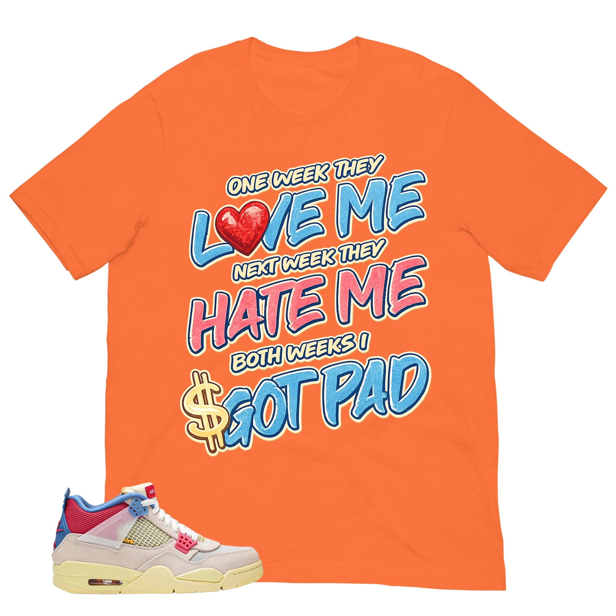 Got Paid Shirt - Match Union LA x Air Jordan 4 Guava Ice
