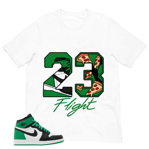 Graphic Tee 23 Flight Shirt - to Matching Air Jordan 1 Lucky Green | Zadago