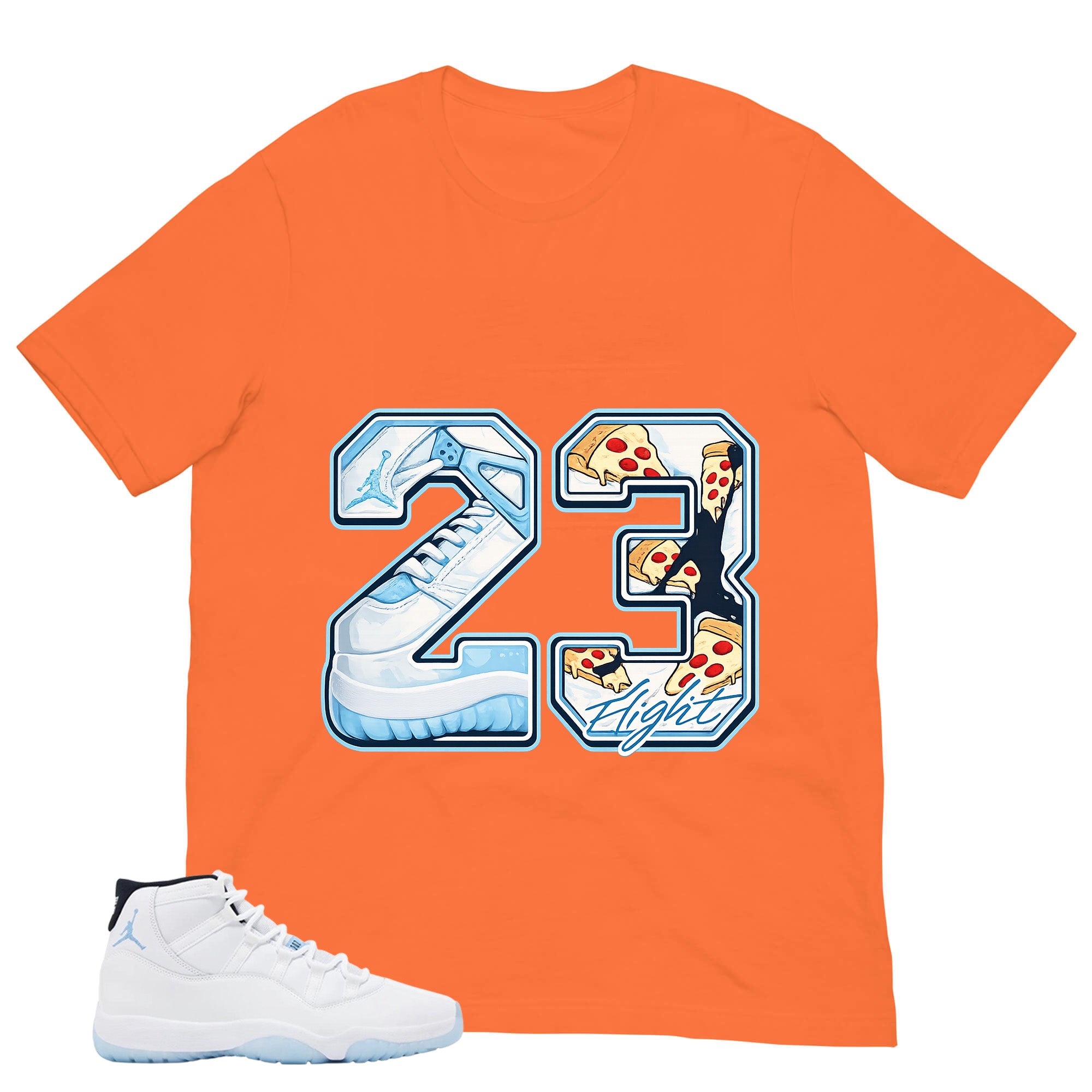 Graphic Tee 23 Legend MJ Shirt - to Matching Air Jordan 11 Legend Blue | Zadago