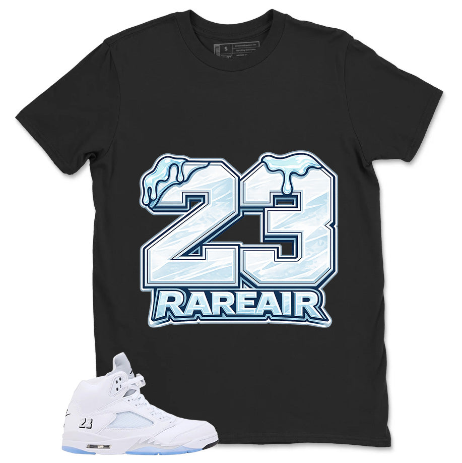 Graphic Tee 23 Rare Air Shirt - to Matching Air Jordan 5 White Metallic | Zadago