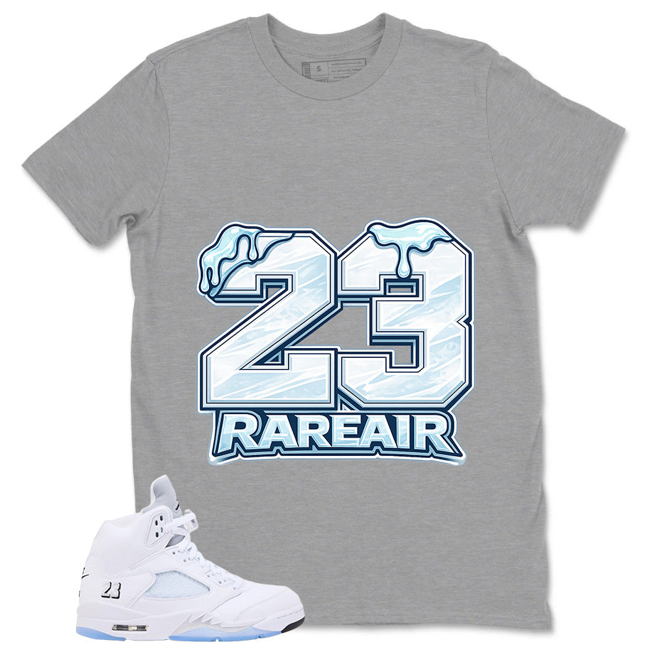 Graphic Tee 23 Rare Air Shirt - to Matching Air Jordan 5 White Metallic | Zadago