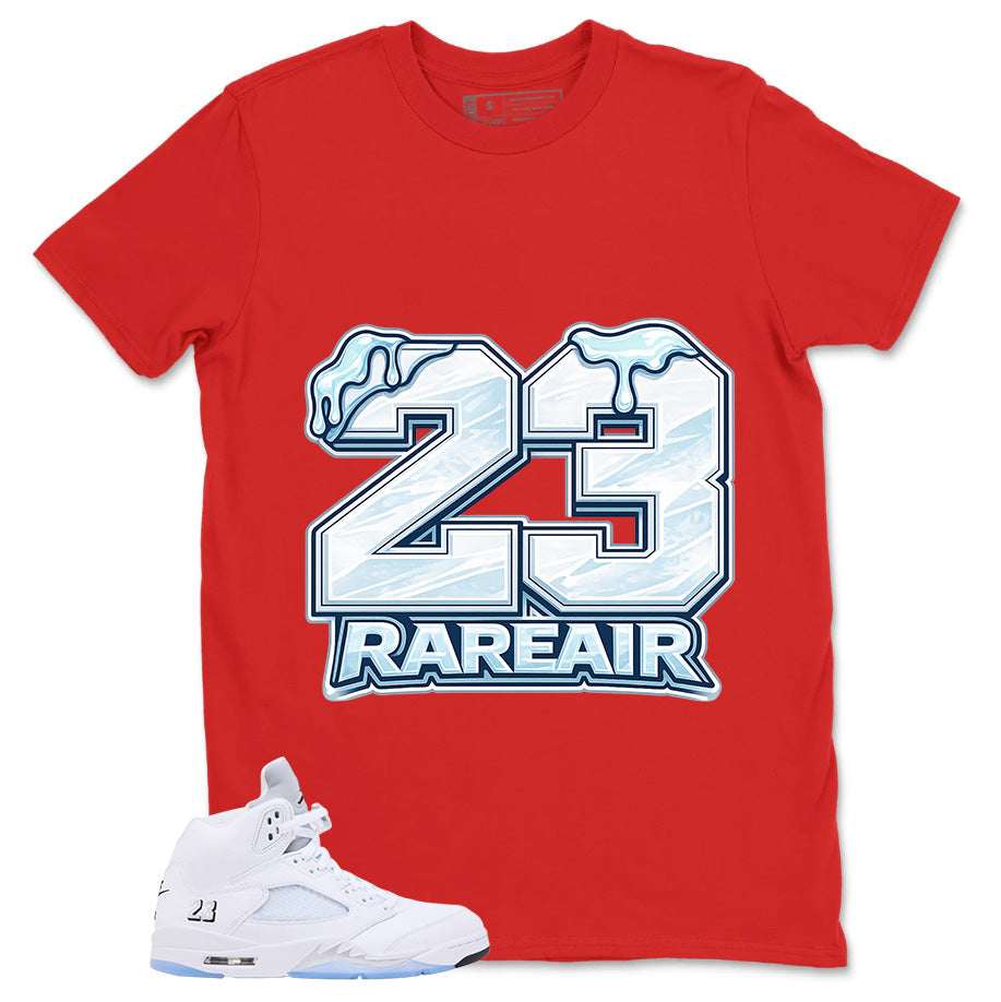Graphic Tee 23 Rare Air Shirt - to Matching Air Jordan 5 White Metallic | Zadago