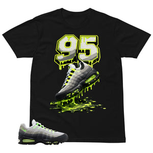 Graphic Tee 95 Dripping Sneaker Shirt - to Matching  Air Max 95 Neon | Zadago