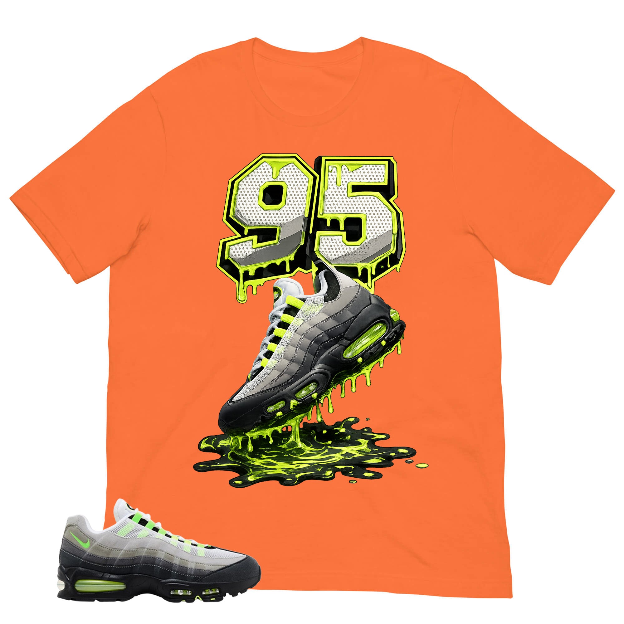 Graphic Tee 95 Dripping Sneaker Shirt - to Matching  Air Max 95 Neon | Zadago