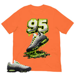 Graphic Tee 95 Dripping Sneaker Shirt - to Matching  Air Max 95 Neon | Zadago