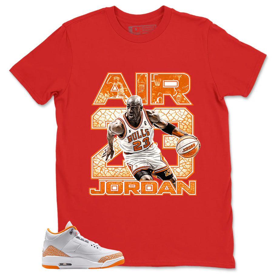 Graphic Tee Air Jordan 23 Shirt - to Matching Air Jordan 3 Orange Citrus | Zadago