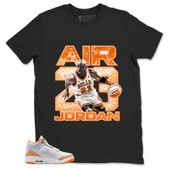 Graphic Tee Air Jordan 23 Shirt - to Matching Air Jordan 3 Orange Citrus | Zadago
