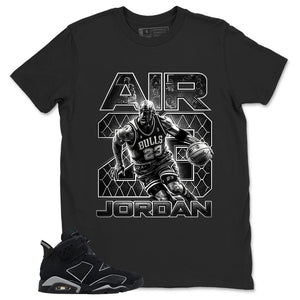 Graphic Tee Air Jordan 23 Shirt - to Matching Air Jordan 6 Cap and Gown | Zadago
