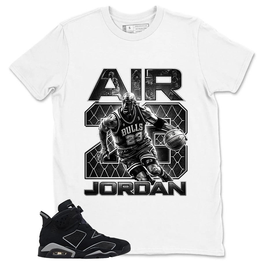 Graphic Tee Air Jordan 23 Shirt - to Matching Air Jordan 6 Cap and Gown | Zadago