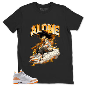Graphic Tee Alone GK Shirt - to Matching Air Jordan 3 Orange Citrus | Zadago