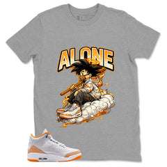 Graphic Tee Alone GK Shirt - to Matching Air Jordan 3 Orange Citrus | Zadago