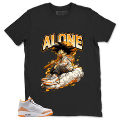 Graphic Tee Alone GK Shirt - to Matching Air Jordan 3 Orange Citrus | Zadago