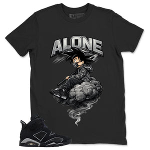 Graphic Tee Alone Shirt - to Matching Air Jordan 6 Cap and Gown | Zadago