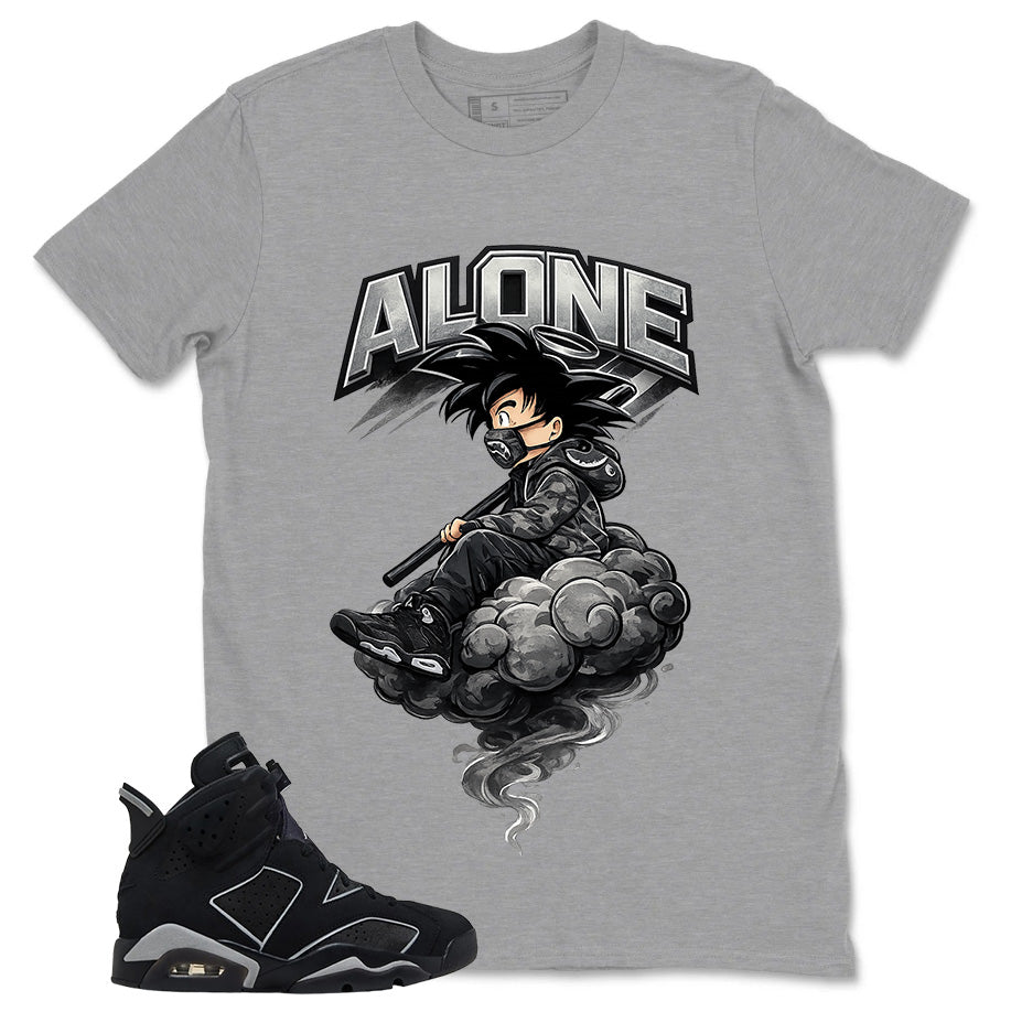 Graphic Tee Alone Shirt - to Matching Air Jordan 6 Cap and Gown | Zadago