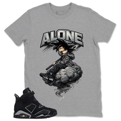 Graphic Tee Alone Shirt - to Matching Air Jordan 6 Cap and Gown | Zadago