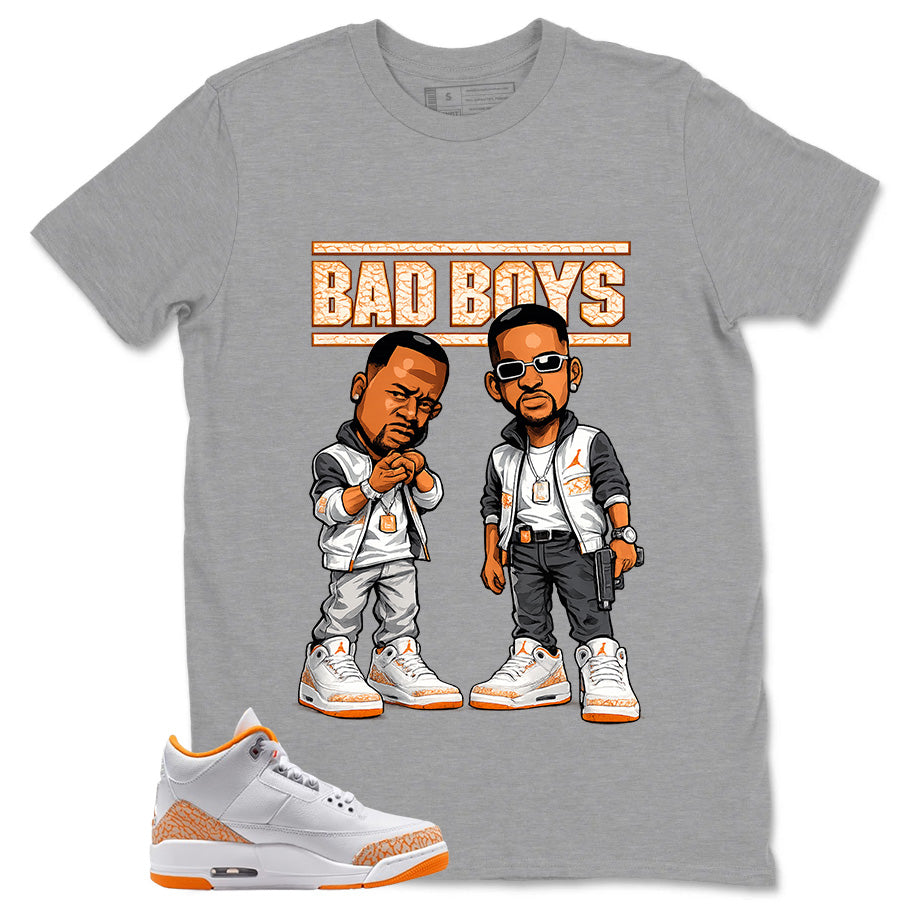 Graphic Tee Bad Boys Shirt - to Matching Air Jordan 3 Orange Citrus | Zadago