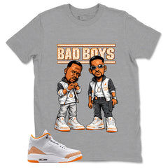 Graphic Tee Bad Boys Shirt - to Matching Air Jordan 3 Orange Citrus | Zadago