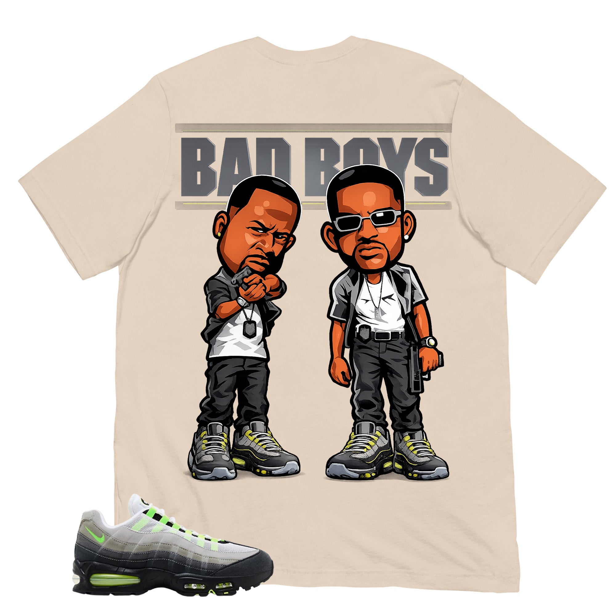 Graphic Tee Bad Boys Shirt - to Matching  Air Max 95 Neon | Zadago