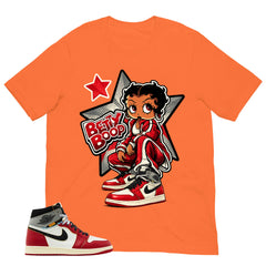 Graphic Tee Betty Boop | Matching Jordan 1 Union LA Chicago Shadow | Zadago