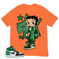 Graphic Tee Betty Boop Shirt - to Matching Air Jordan 1 Lucky Green | Zadago