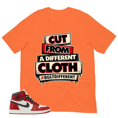 Graphic Tee Built Different Shirt - to Matching Air Jordan 1 Chicago Lost & Found | Zadago