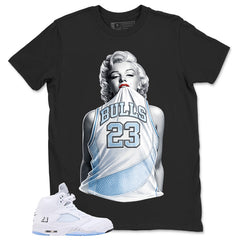 Graphic Tee Bull 23 Shirt - to Matching Air Jordan 5 White Metallic | Zadago