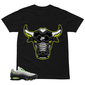Graphic Tee Bull Head Shirt - to Matching  Air Max 95 Neon | Zadago