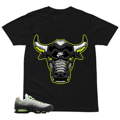 Graphic Tee Bull Head Shirt - to Matching  Air Max 95 Neon | Zadago